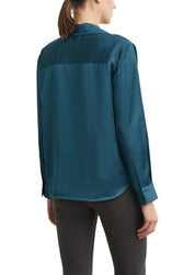 Satinbluse aus Viskosemix