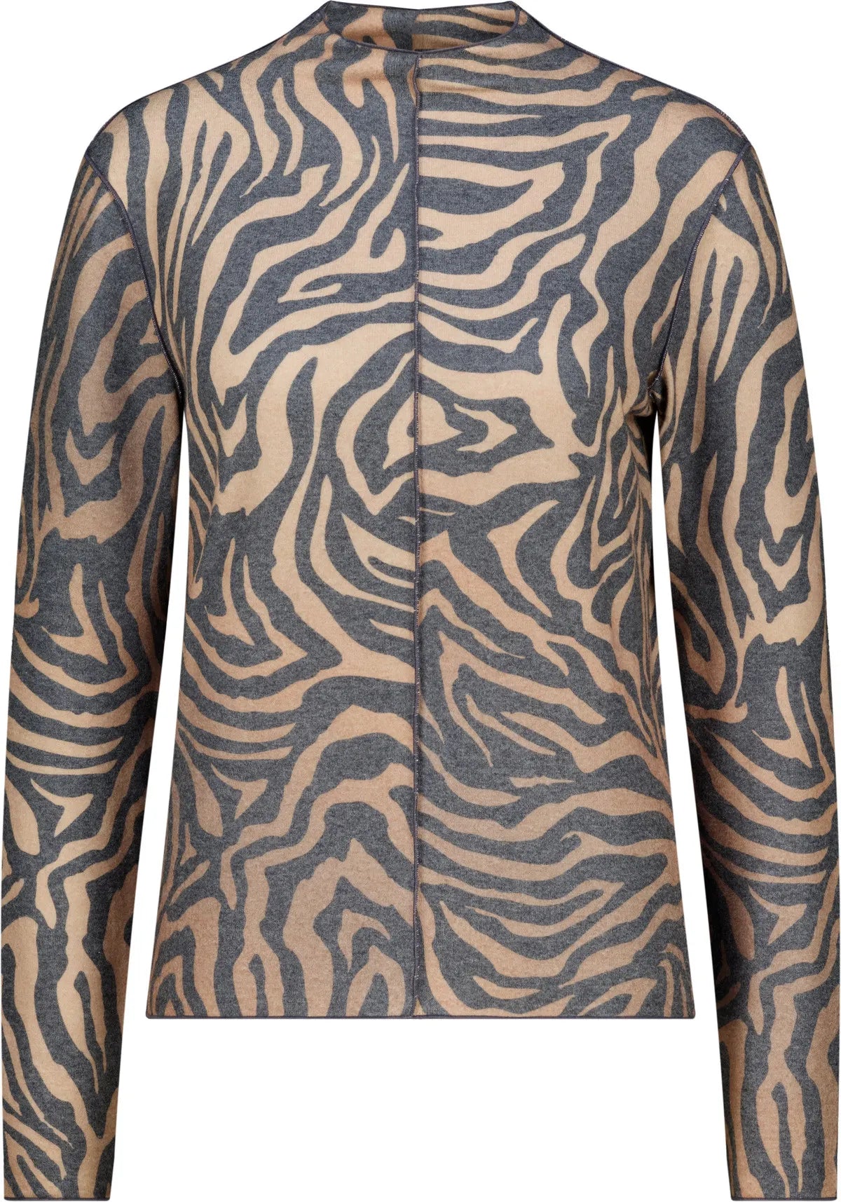 Langarmshirt mit Zebra-Muster