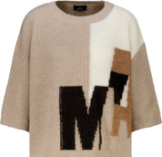 Strickpullover gemustert