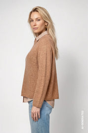 Strickpullover aus Woll-Mix