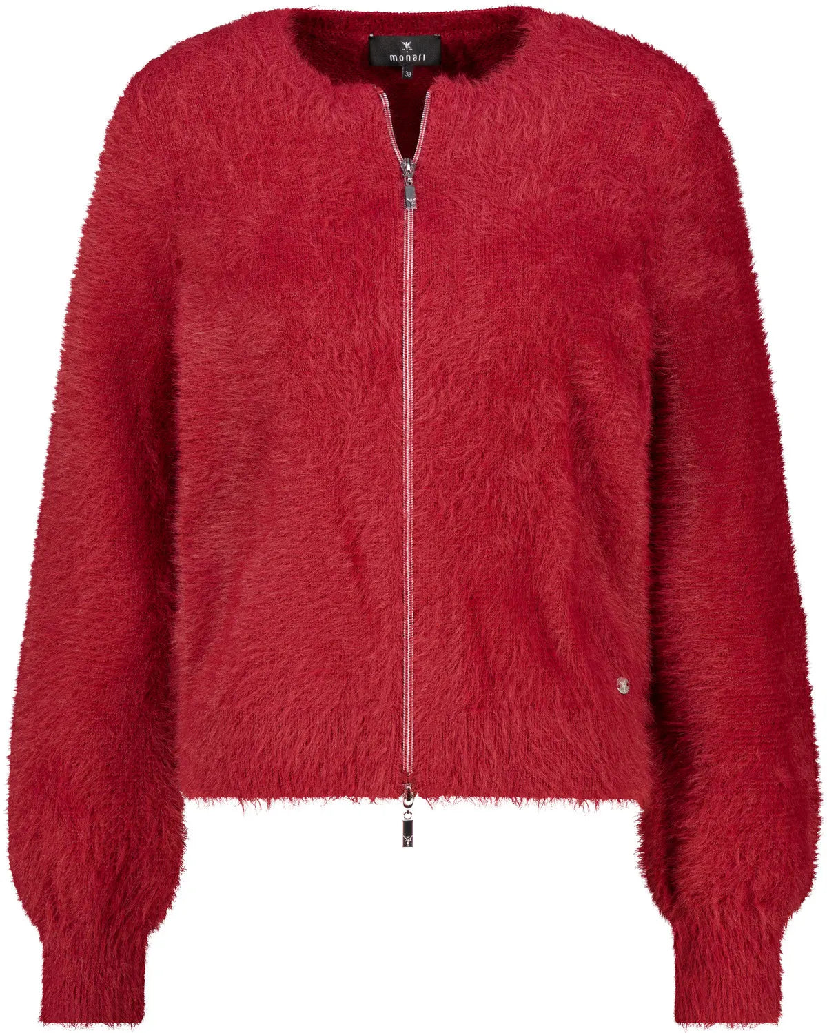 Strickjacke mit Rundhalsausschnitt