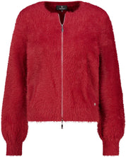Strickjacke mit Rundhalsausschnitt