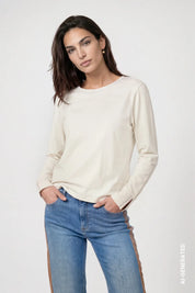 Langarmshirt aus Baumwolle
