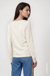 Langarmshirt aus Baumwolle