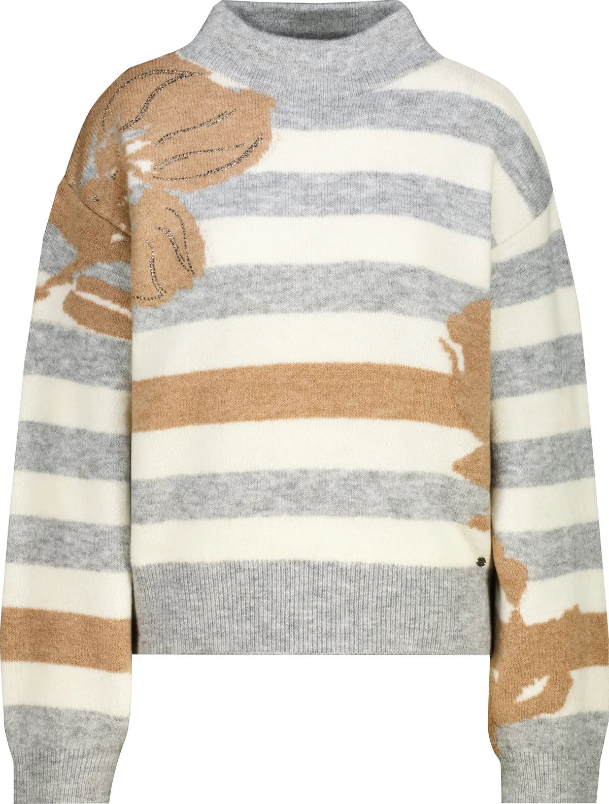 Strickpullover gestreift