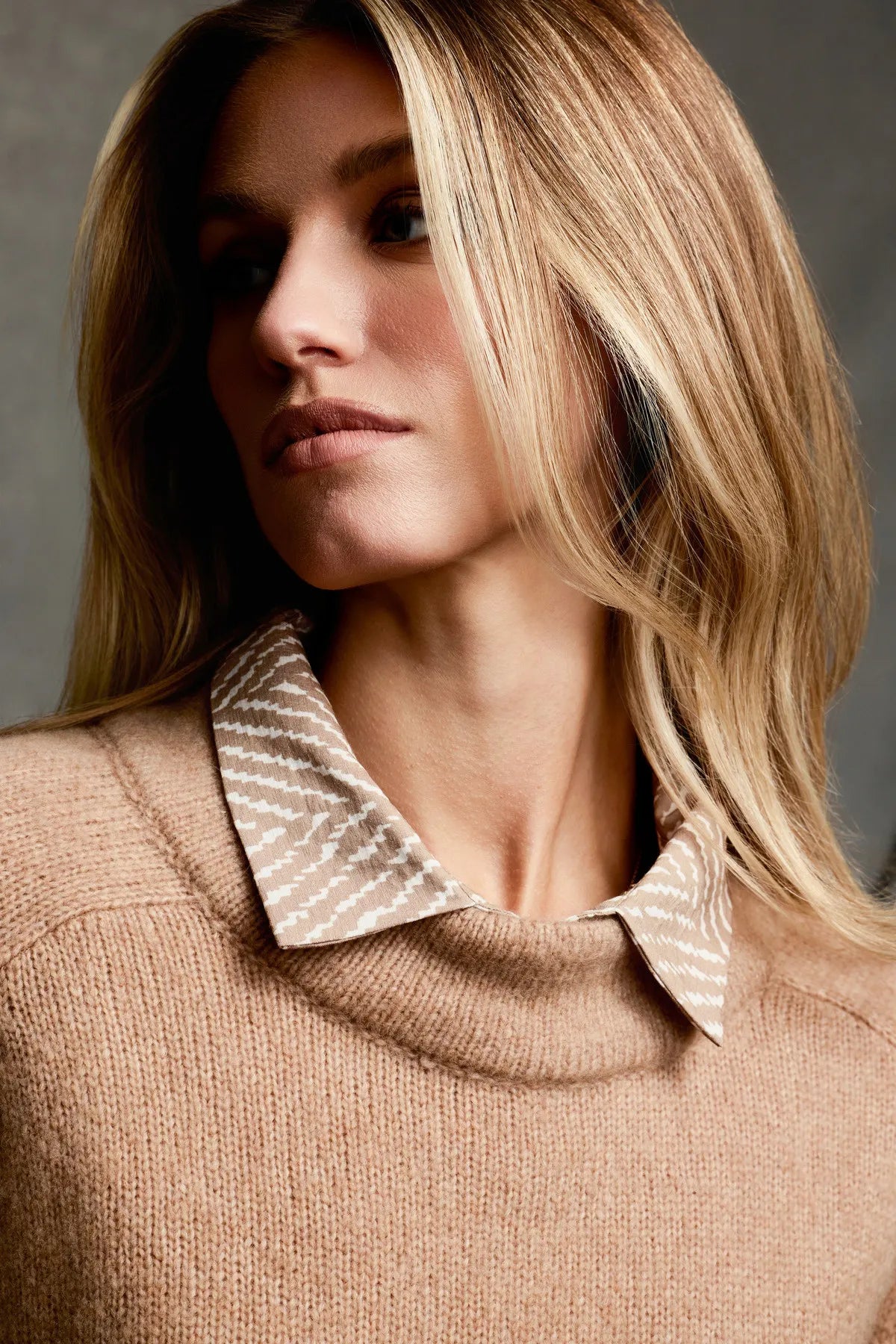 Strickpullover aus Woll-Mix