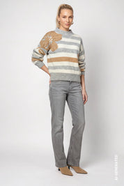 Strickpullover gestreift