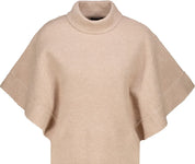 Strickpullover mit kurzen Fledermausärmel