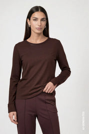 Langarmshirt aus Baumwolle