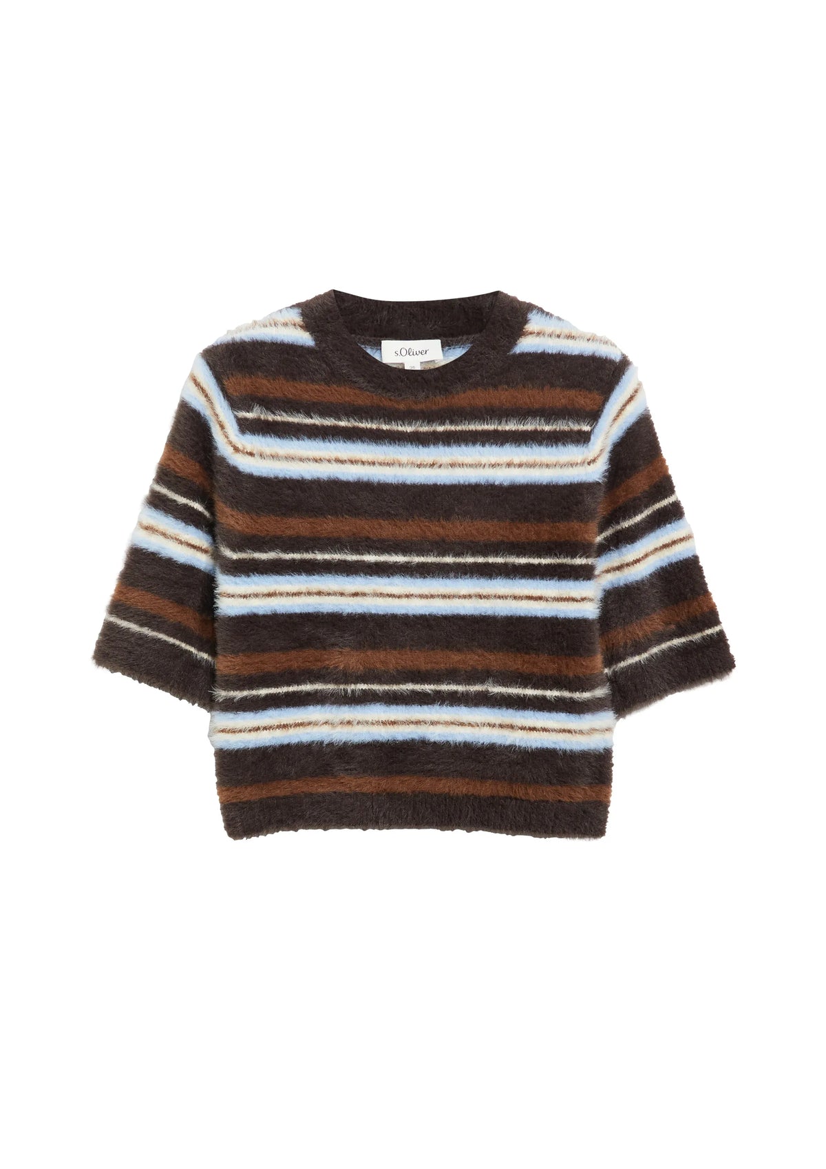 Strickpullover mit Kurzarm