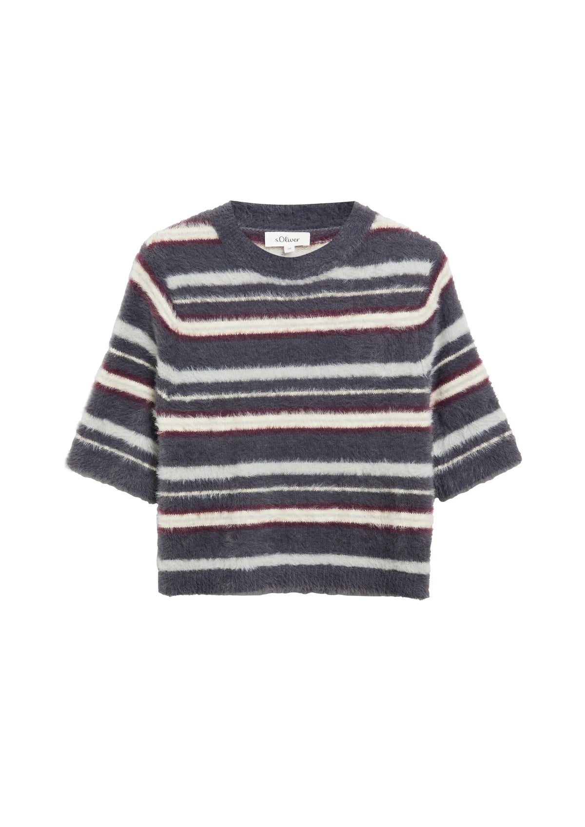 Strickpullover mit Kurzarm