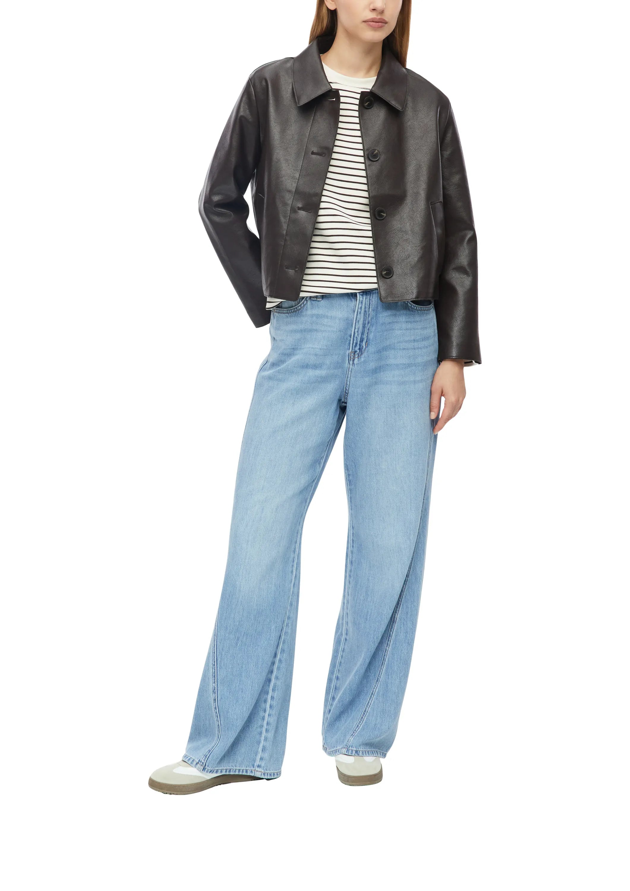 Jacke aus Kunstleder