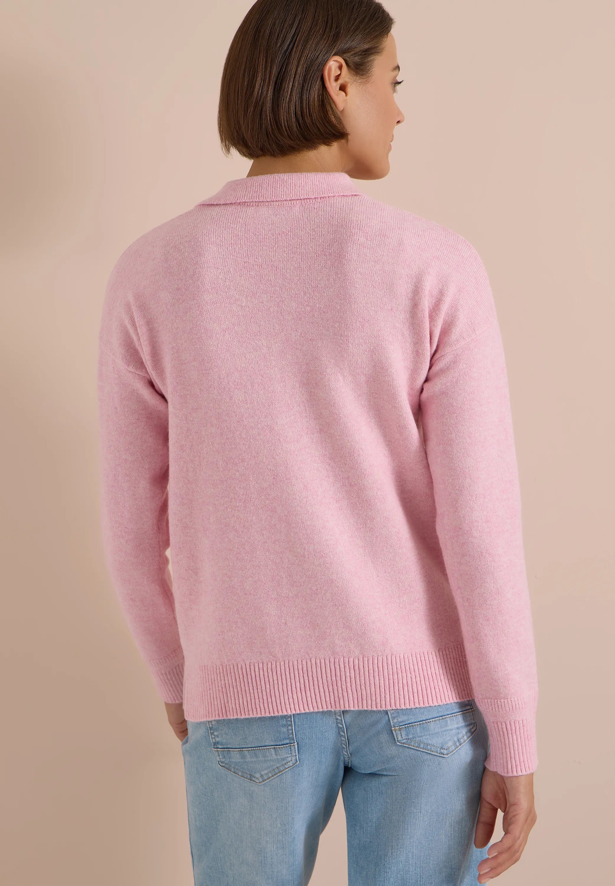 Strickpullover aus Baumwollmix
