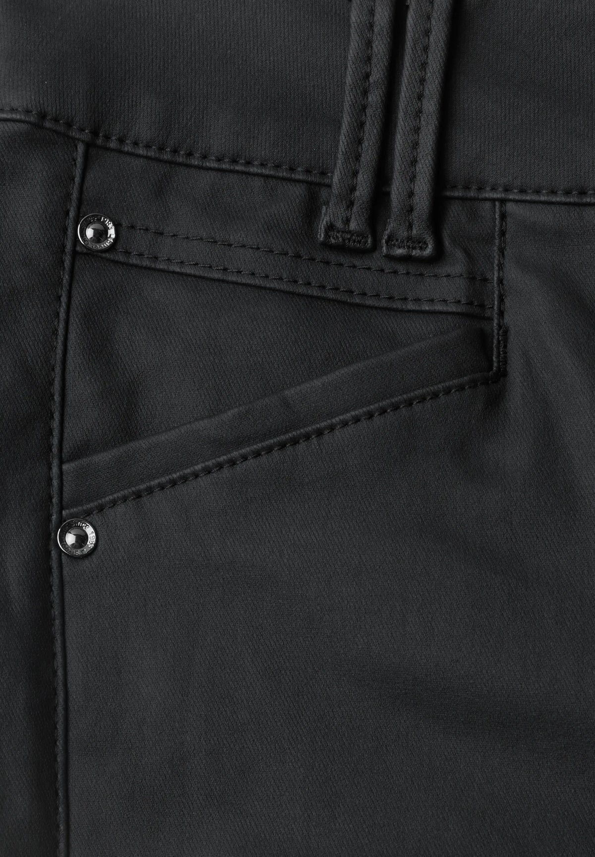 Hose in Leder-Optik Slim Fit