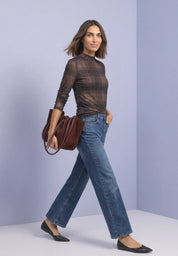 Langarmshirt Mesh
