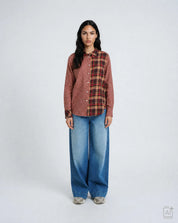 Bluse aus Baumwollmix