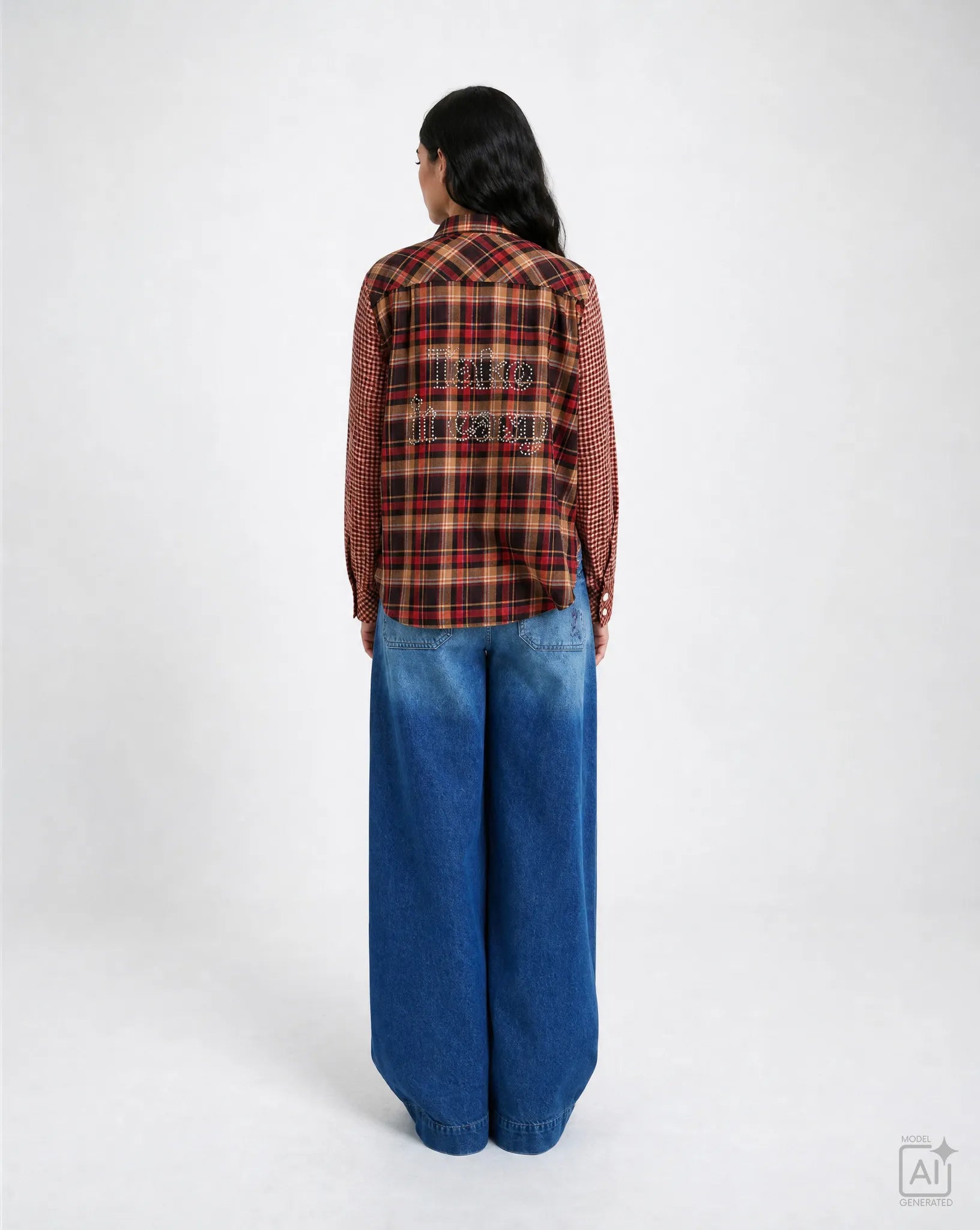 Bluse aus Baumwollmix
