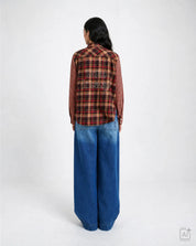 Bluse aus Baumwollmix