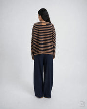 Strickpullover aus Wollmix