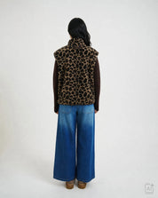 Teddy-Weste reversible