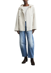 Cape-jacke mit Kapuze