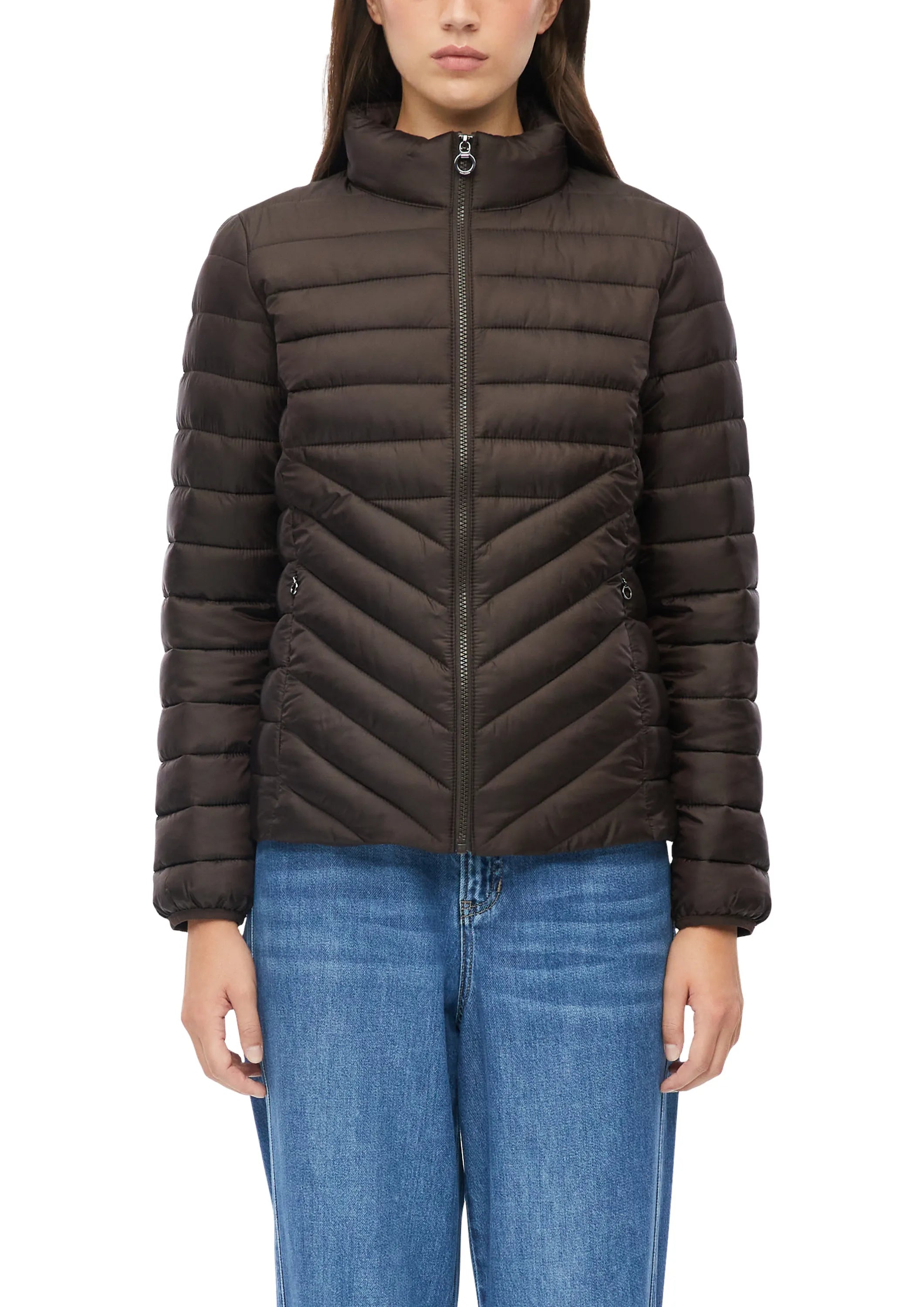 Steppjacke mit Stehkragen