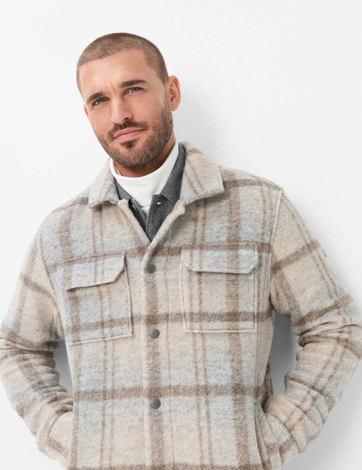 Overshirt SANTIAGO aus Wollmix