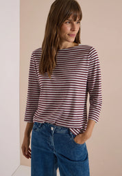 Langarmshirt gestreift