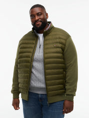Hybrid-Steppjacke mit Stehkragen
