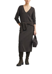 Strickkleid Midi aus Wollmix