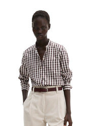 Bluse kariert im Regular-Fit
