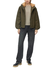 Parka mit Webpelz-Kapuze