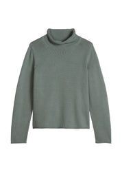 Strickpullover mit hohem Kragen