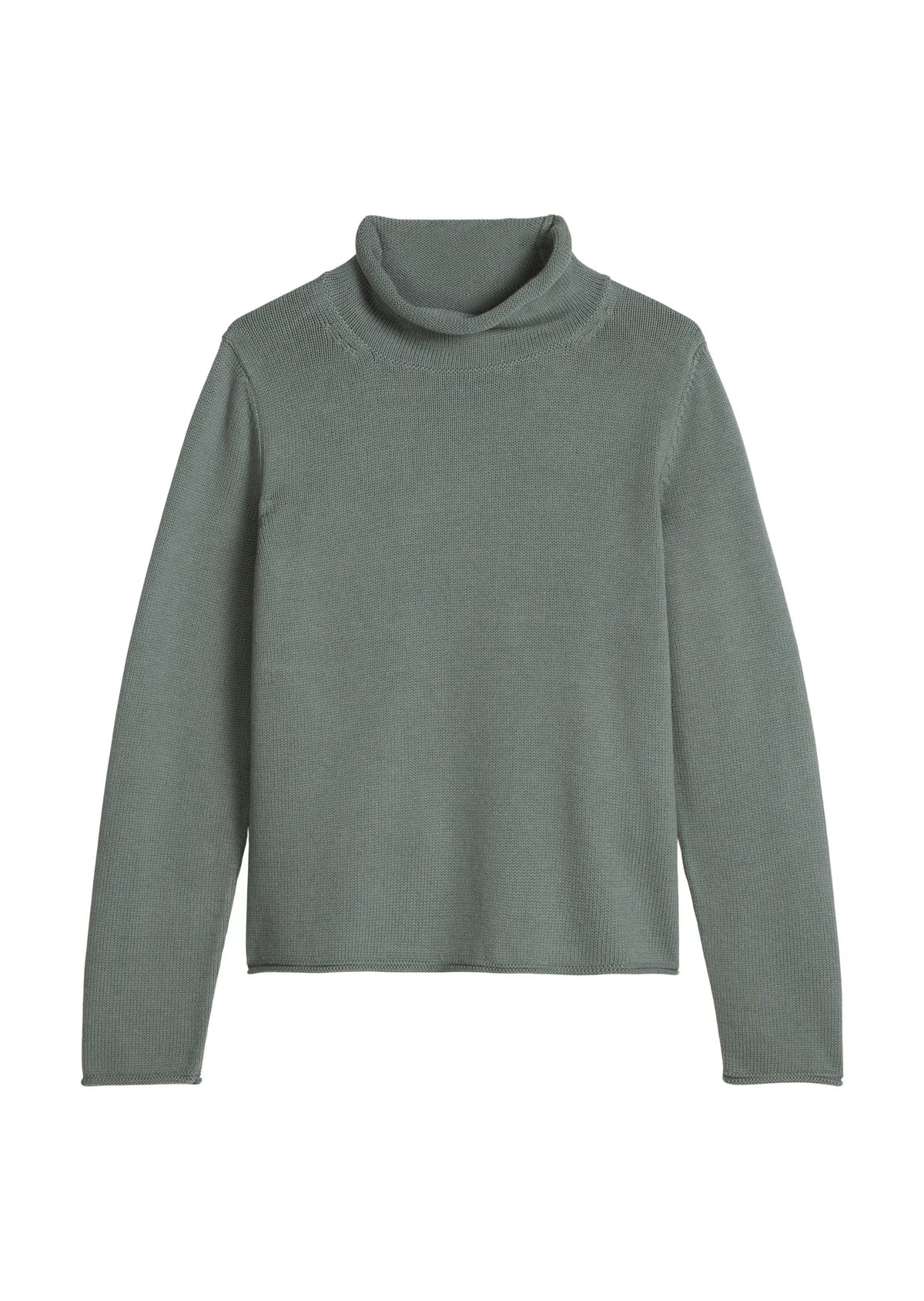 Strickpullover mit hohem Kragen