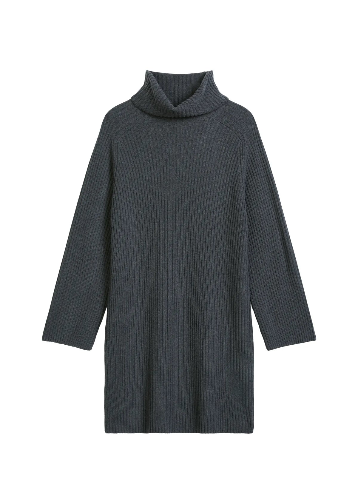 Strickkleid Midi aus Schurwollmix