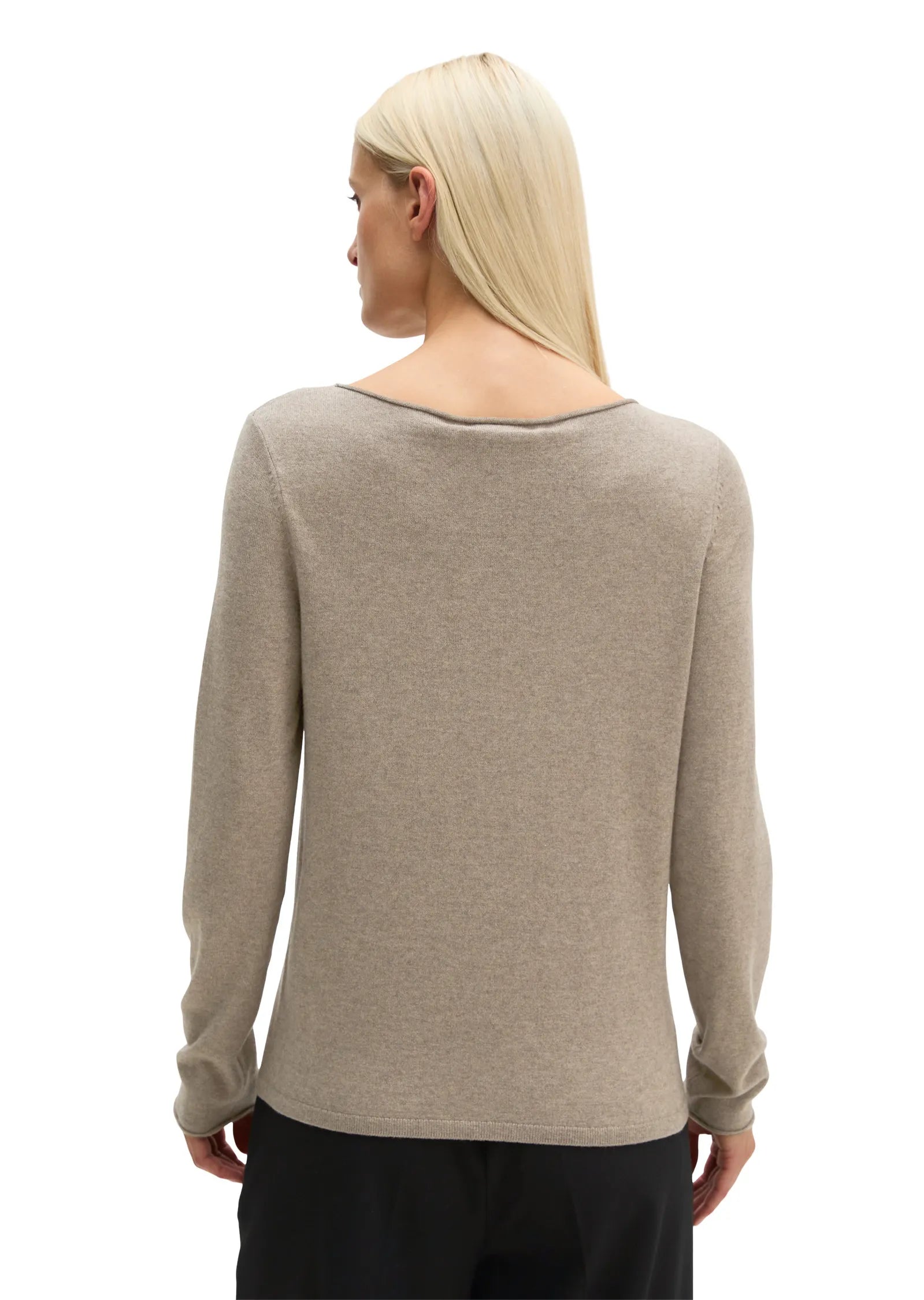 Strickpullover aus Schurwollmix