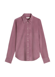 Samtbluse Slim Fit