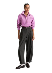Cordbluse Relaxed-Fit