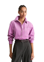 Cordbluse Relaxed-Fit