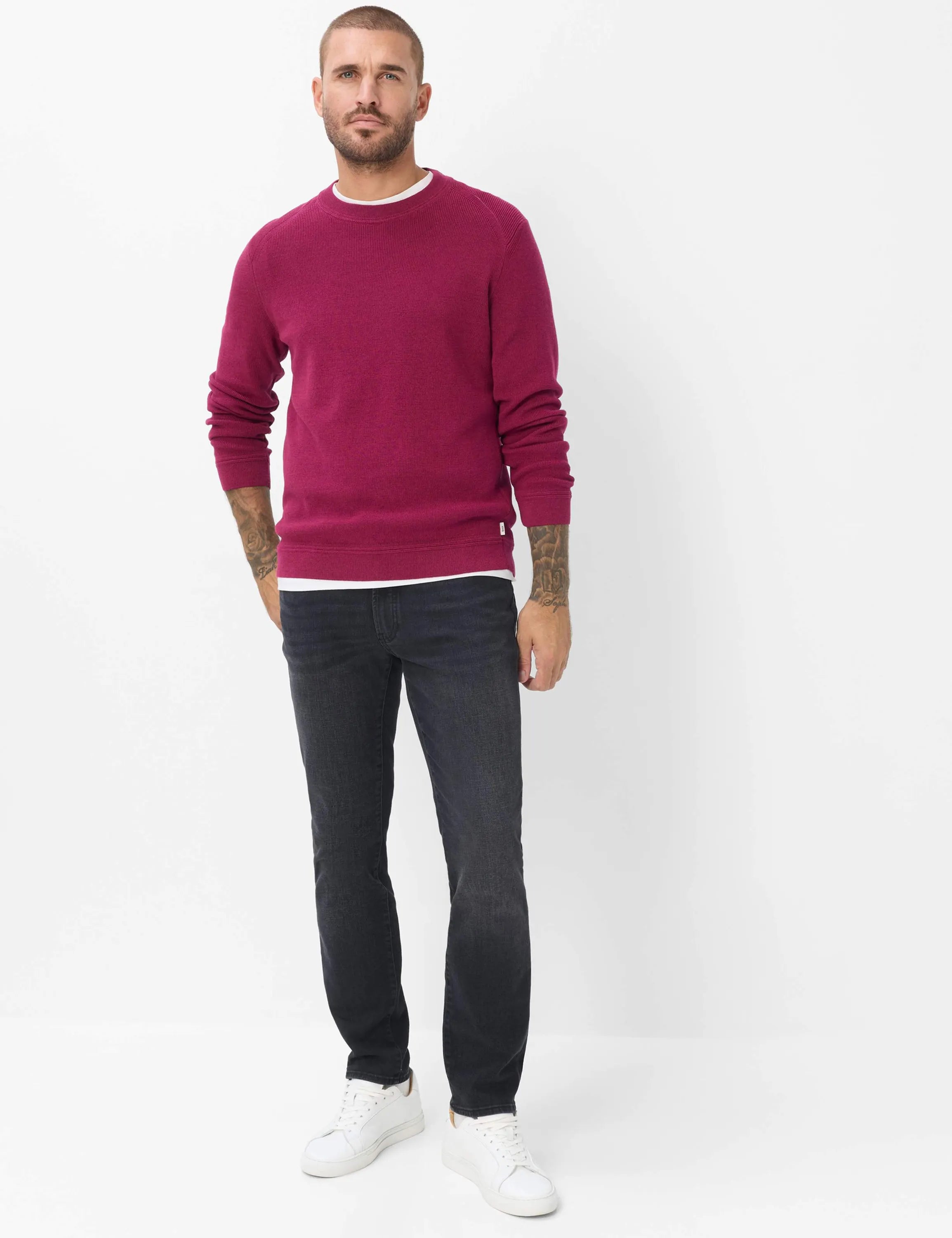 Strickpullover ROY aus Baumwollmix