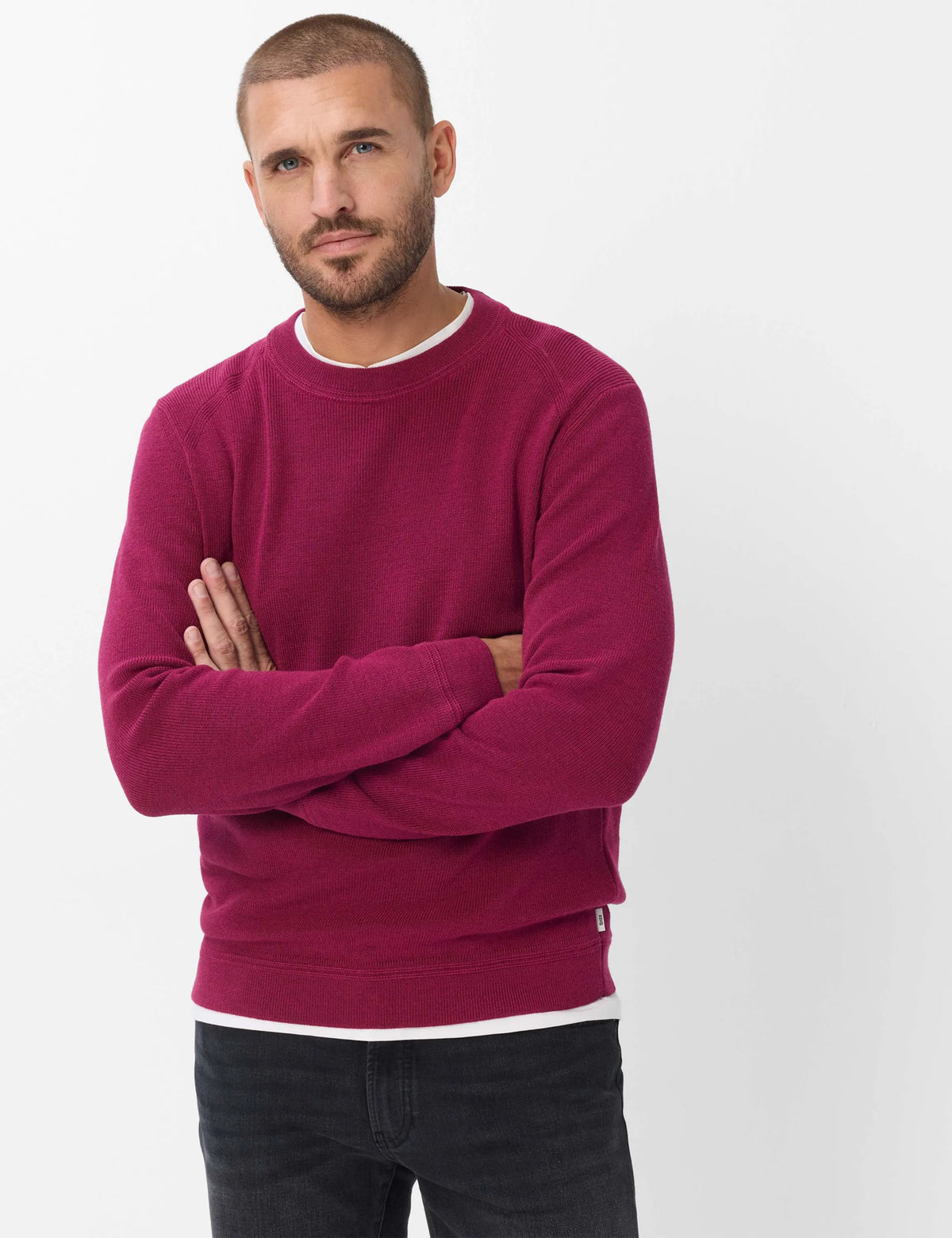 Strickpullover ROY aus Baumwollmix