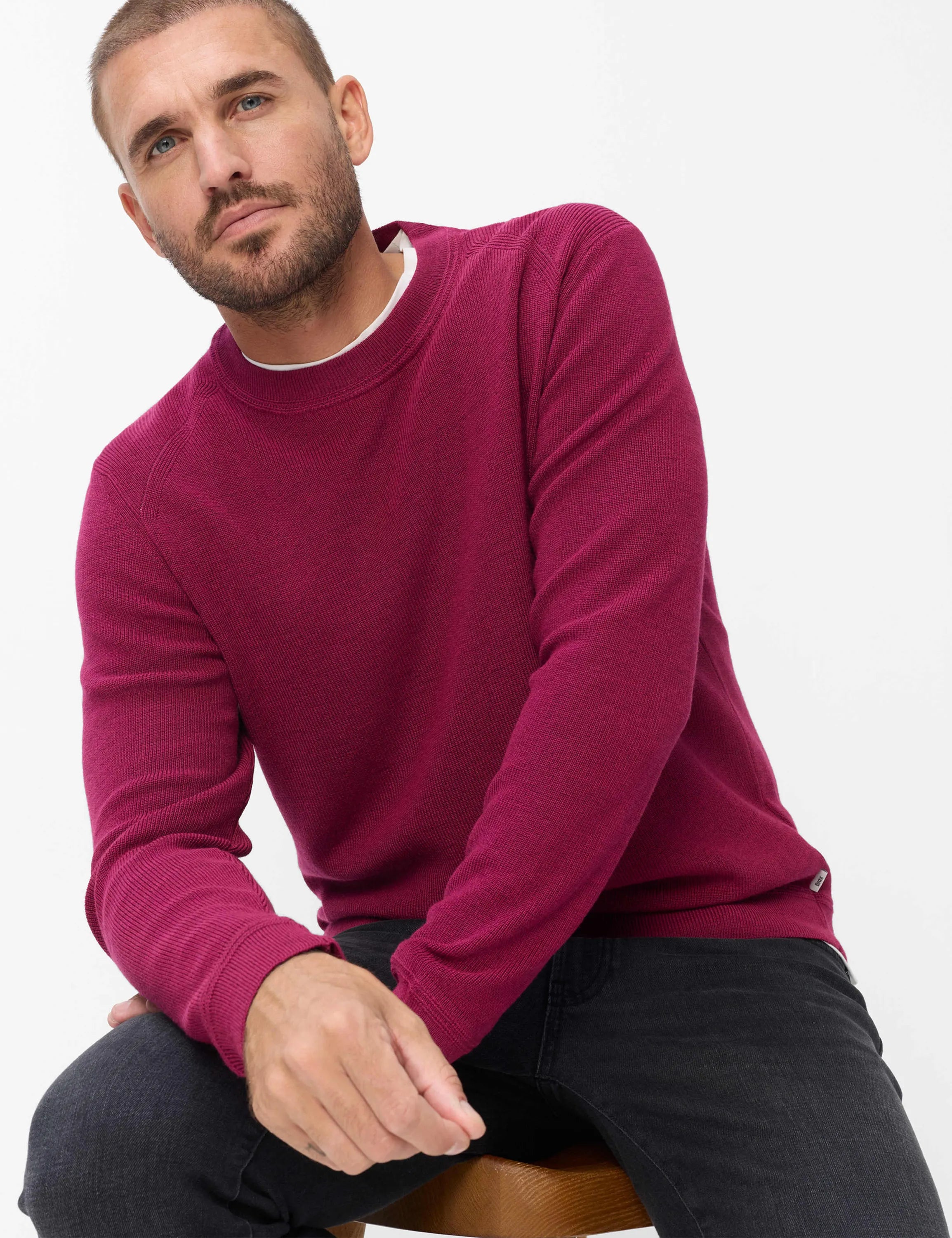 Strickpullover ROY aus Baumwollmix