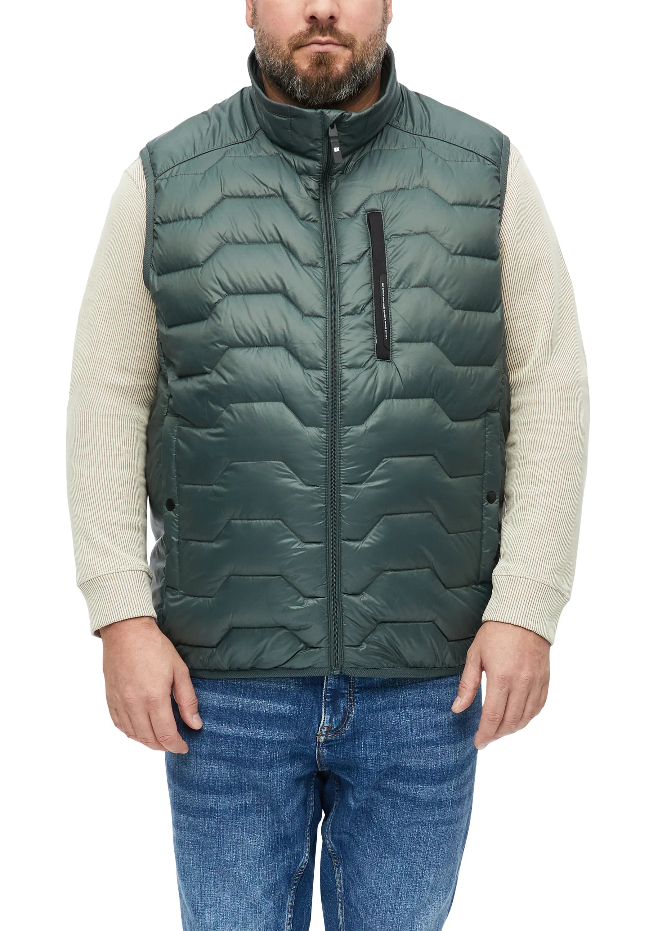 Outdoor-Weste mit Stehkragen