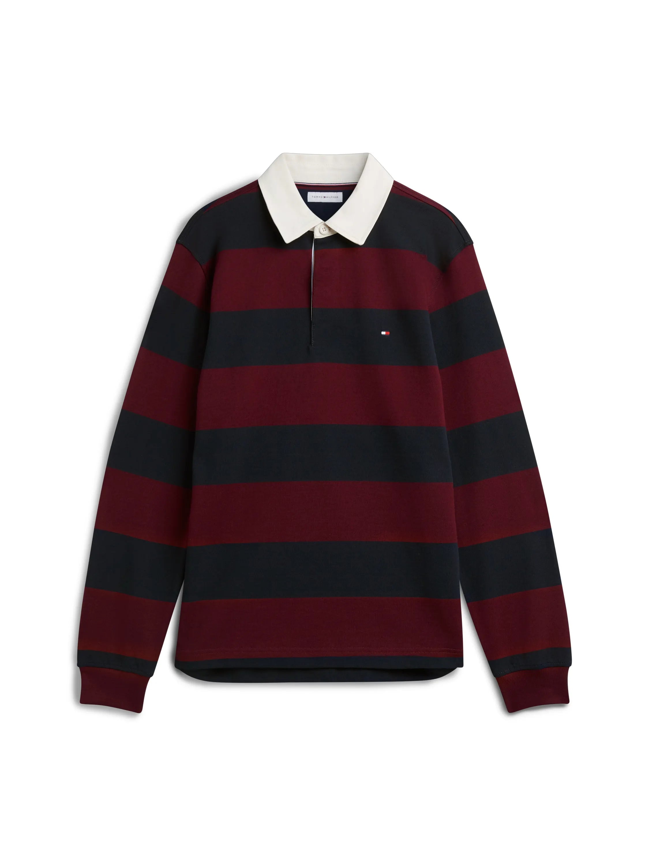 Langarmshirt aus Baumwolle gestreift