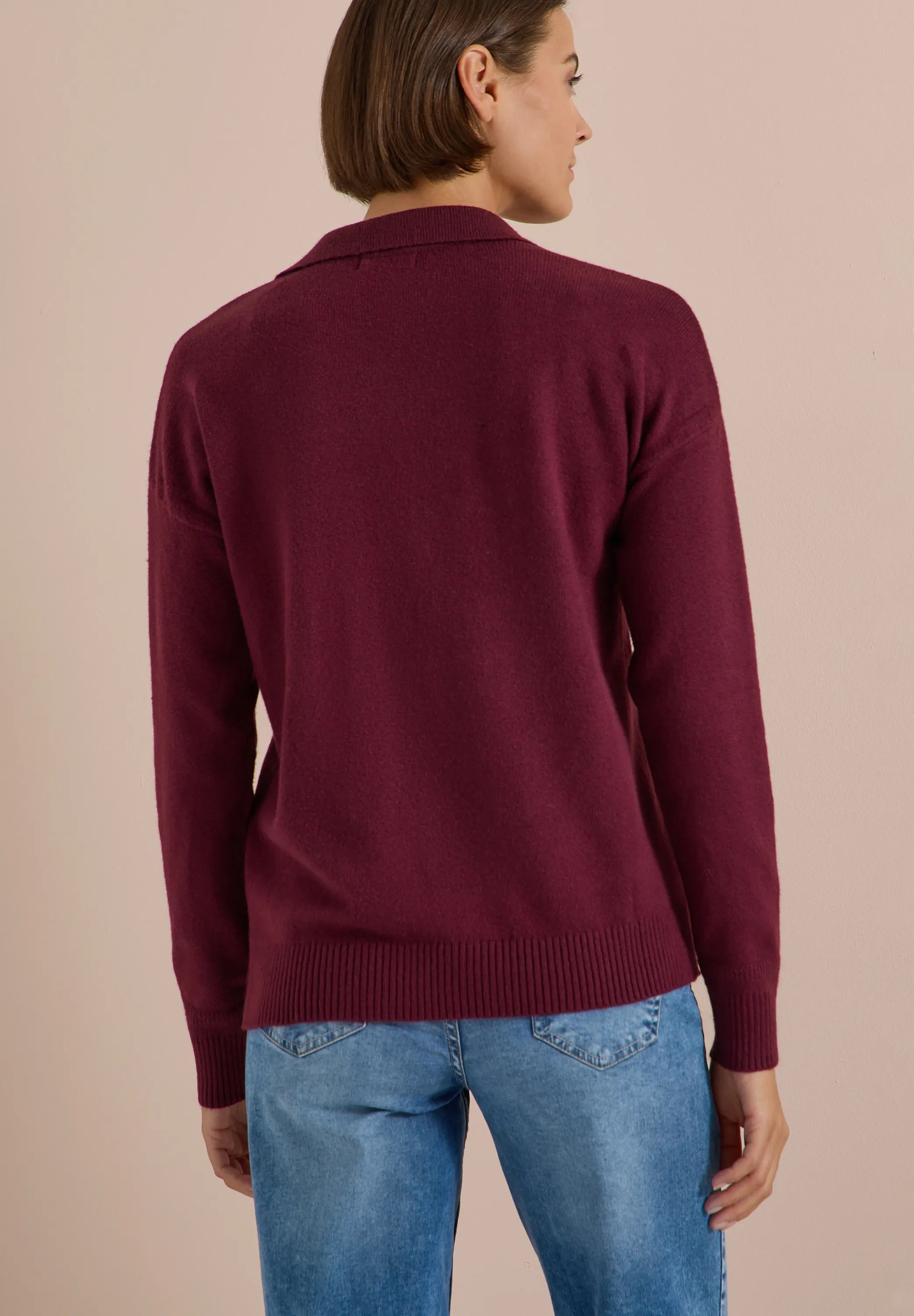 Strickpullover aus Baumwollmix