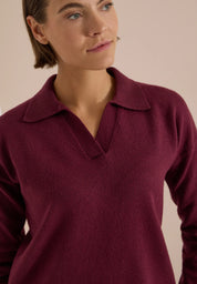 Strickpullover aus Baumwollmix