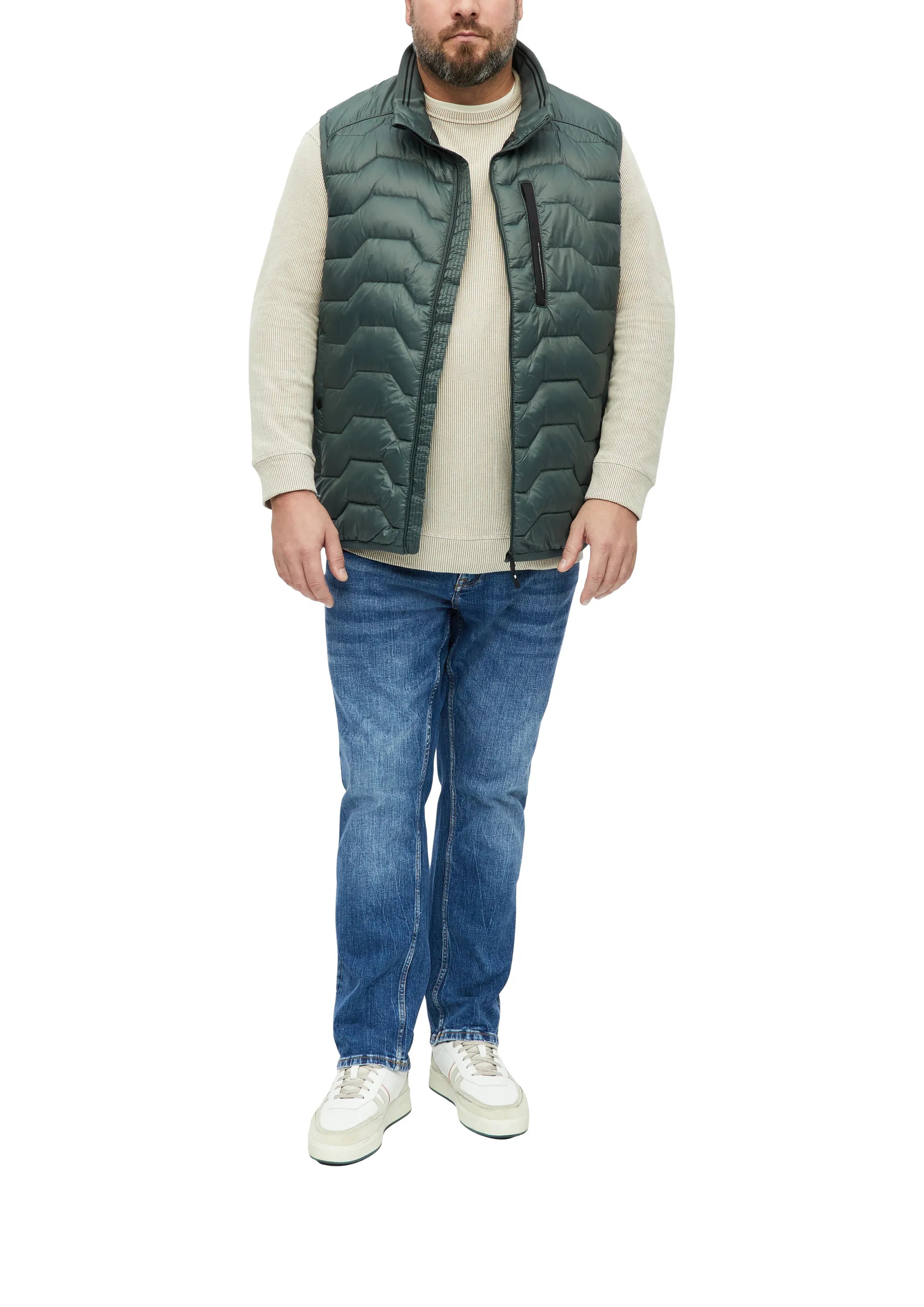Outdoor-Weste mit Stehkragen