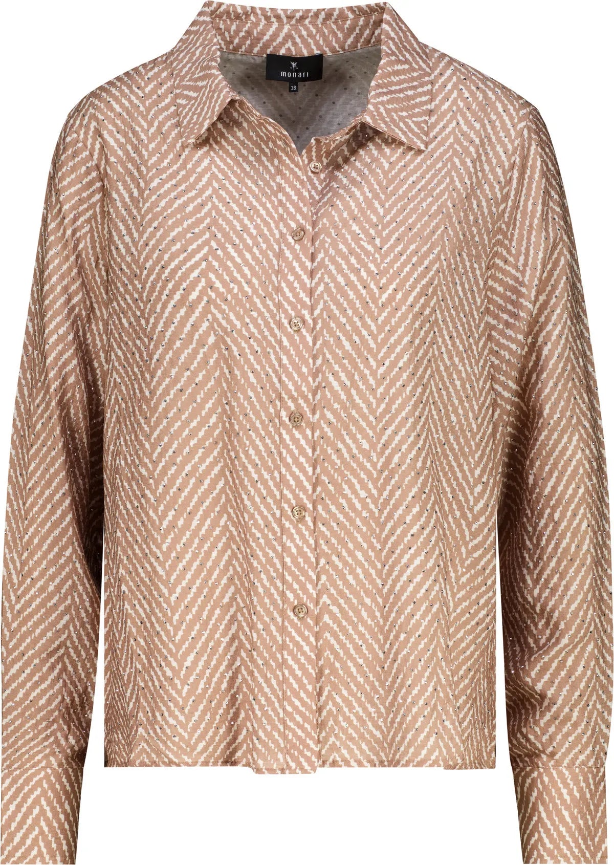 Bluse mit Strass-Steinen