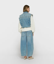 Jeansweste cropped