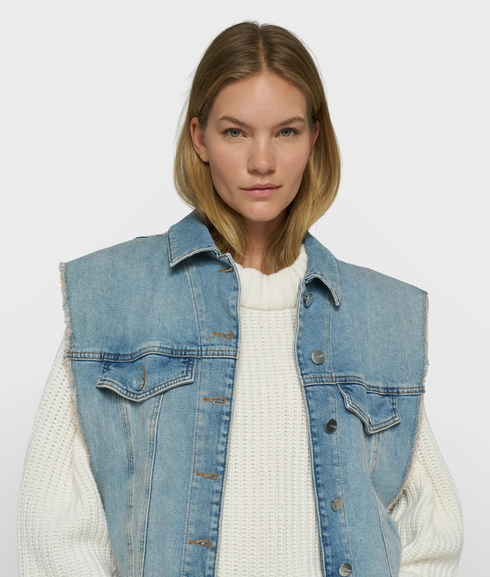 Jeansweste cropped